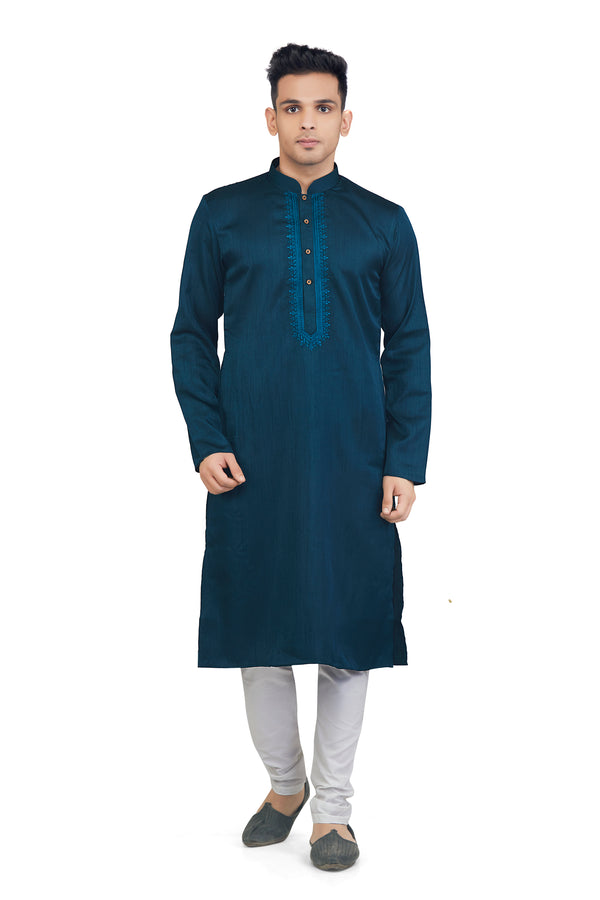 Dark Teal Kurta Set